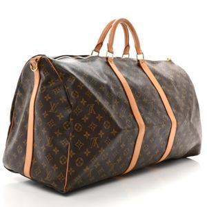 Louis Vuitton Monogram Keepall Bandouliere Duffel Bag